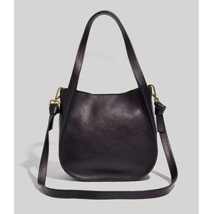 Madewell The Sydney Shoulder Bag Black Leather